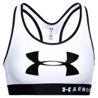 Under Armour Under Armor Mid Keyhole Graphic Bra W 1344333-100 (XS)