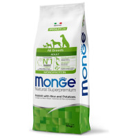Monge Dog All Breeds Adult Rabbit with Rice and Potatoes 12 kg