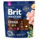 Brit PREMIUM By Nature Adult S 1 kg barība suņiem