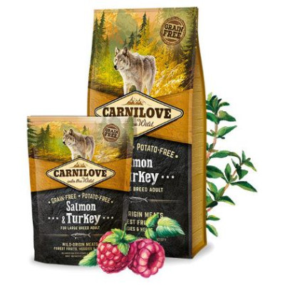 Carnilove Salmon & Turkey Large Breed Adult 12 kg barība suņiem