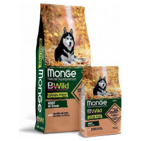 Monge BWild Dog Grain Free All Breeds Adult Salmon with Peas 12 kg