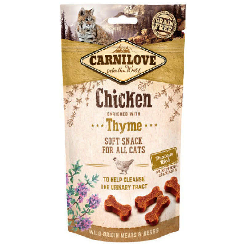 Carnilove Cat Chicken enriched with Thyme 50 g kārums kaķiem