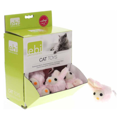Europet Bernina Rotaļlieta kaķiem  Shaking rabbit 7,6 cm