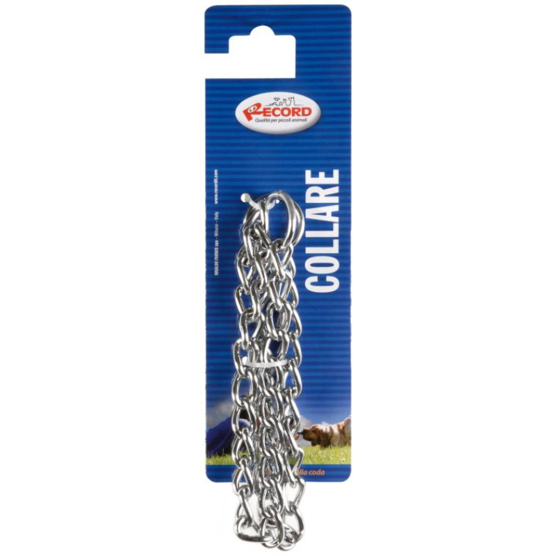 Record Hromēta cilpveida kakla siksna ECONOMY 70x3cm