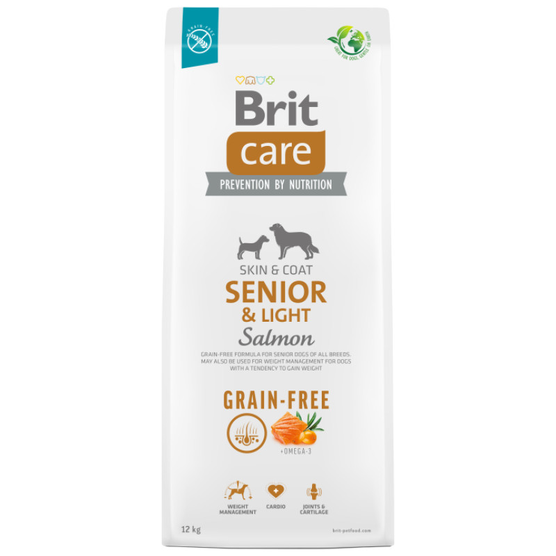 Brit Care GF Senior&Light Salmon 12 kg