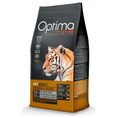 Optimanova Cat Adult GF Chicken & Potato 2 kg