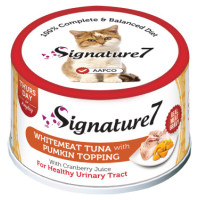Signature7 Signature 7 Whitemeat Tuna with Pumpkin 70g  - konservi kaķiem