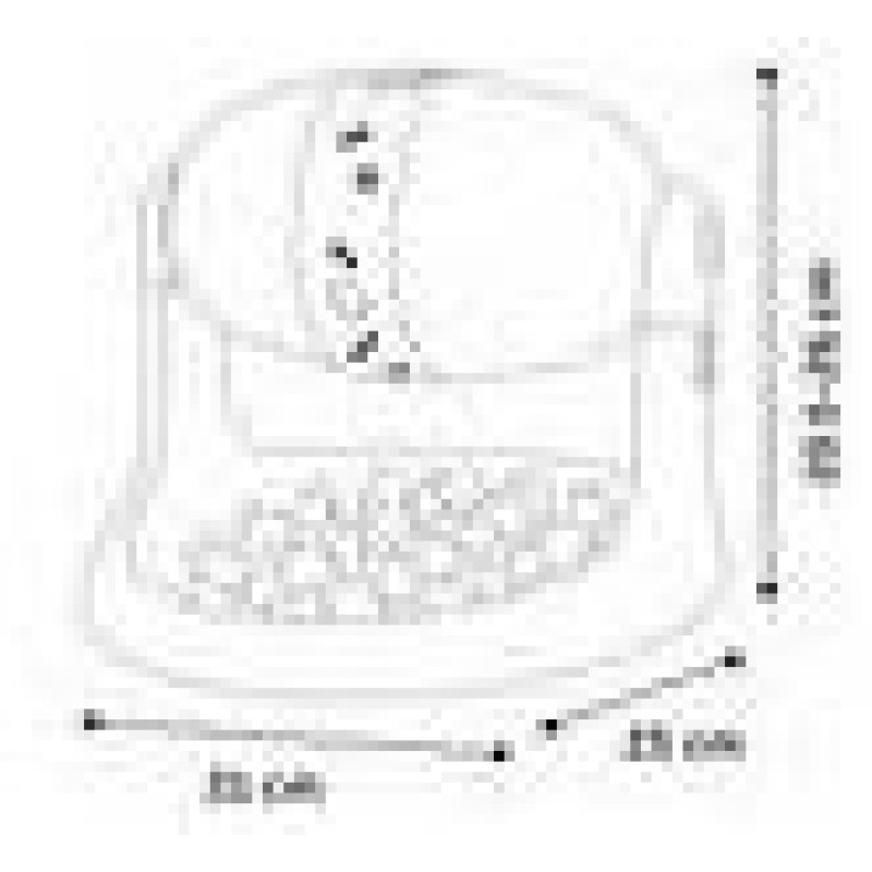 Flamingo rotaļlieta SNACK DISPENSER BENT GREY/GREEN 31x25x20,5-26CM