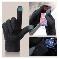 Tech-Protect WG01 Gloves with Touch Tips M - Black