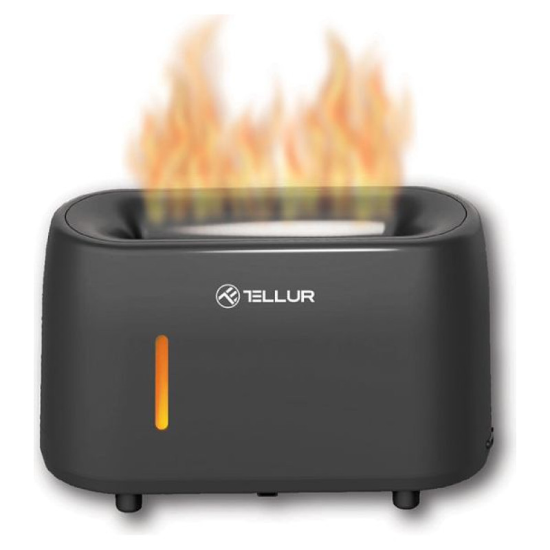 Tellur Flame aroma diffuser 240ml, 12 hours, remote control, grey