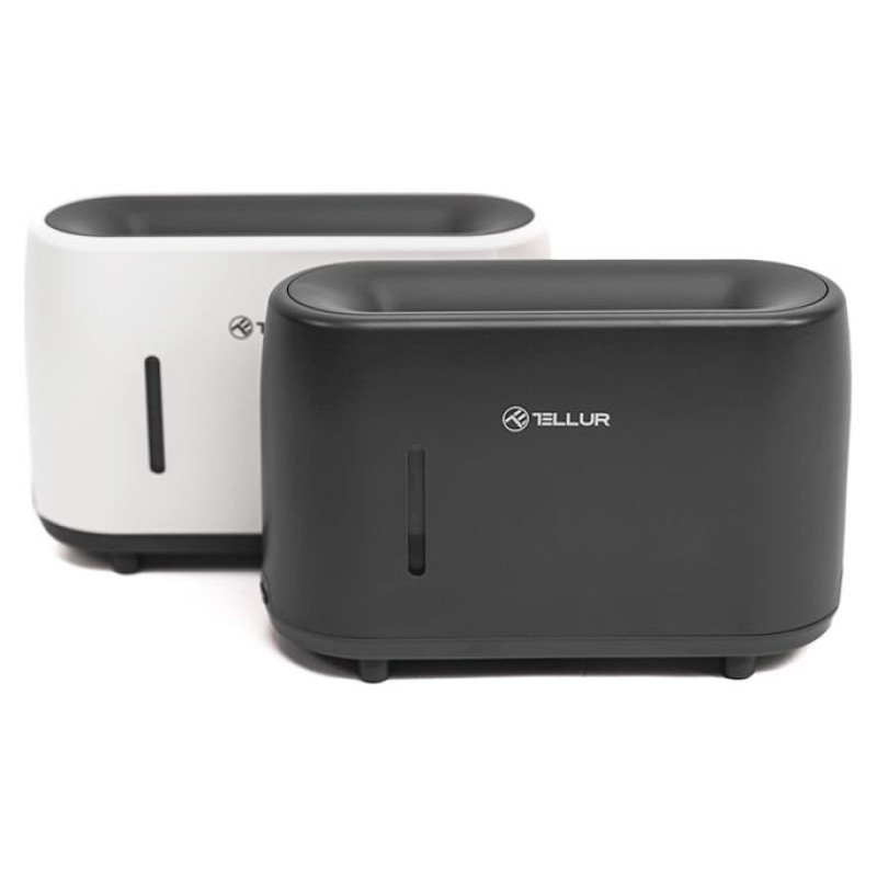 Tellur Flame aroma diffuser 240ml, 12 hours, remote control, grey