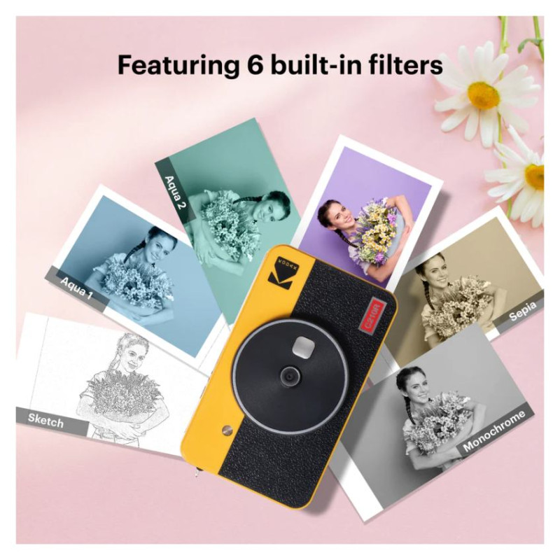 Kodak Mini Shot 2 Camera and Printer Combo Retro Yellow