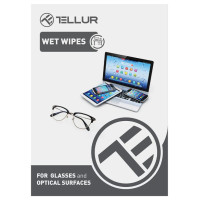 Tellur wet wipes for optical surfaces 10pcs set