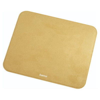 Hama 00054168 Velvet Mouse Pad, Mustard Yellow