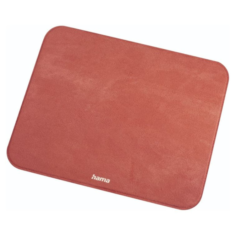 Hama 00054169 Velvet Mouse Pad coral, Red