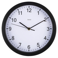 Hama 00186338 Wall clock Pure 25cm Quiet Black
