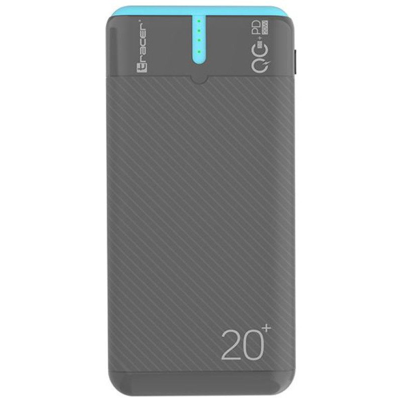 Tracer 47517 EnerGen 20000mAh Power Bank gray/blue