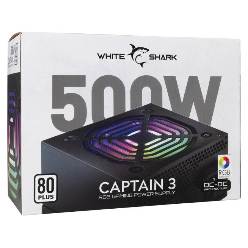 White Shark GPSU-W500F Captain 3  500W 80+ RGB
