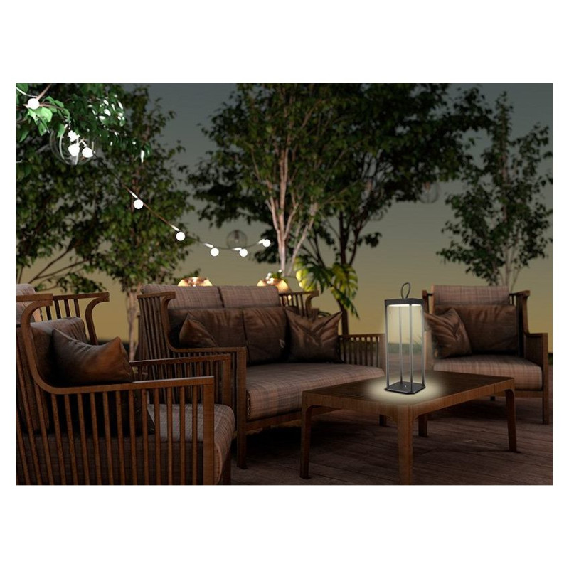 Beper P207ILI100 Rechargeable Lantern Black