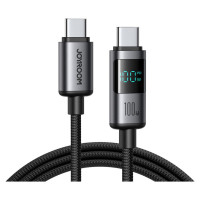 Joyroom S-A16 Pro Prism Series 100W USB-C Cable - USB-C with Digital Display 1.2m - Black