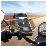Joyroom JR-ZS428 shockproof handlebar holder for motorcycle, bike, scooter - black