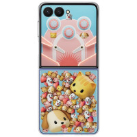 Samsung Flipsuit Case for Samsung Galaxy Z Flip7 with Interchangeable Plate - Transparent