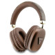 Guess Triangle Logo Over-Ear Headphones - Brown