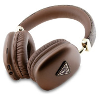 Guess Triangle Logo Over-Ear Headphones - Brown