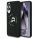 Karl Lagerfeld Silicone nauble Heads And Circle MagSafe case for Samsung Galaxy S25 Edge - black