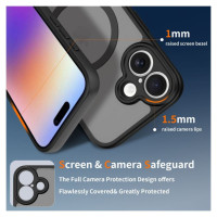 Tech-Protect BasicMag MagSafe Case for iPhone 17 - Matte Black
