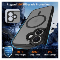 Tech-Protect BasicMag MagSafe Case for iPhone 17 - Matte Black