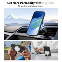 Tech-Protect Silicone MagSafe Case for iPhone 17 Air - Black