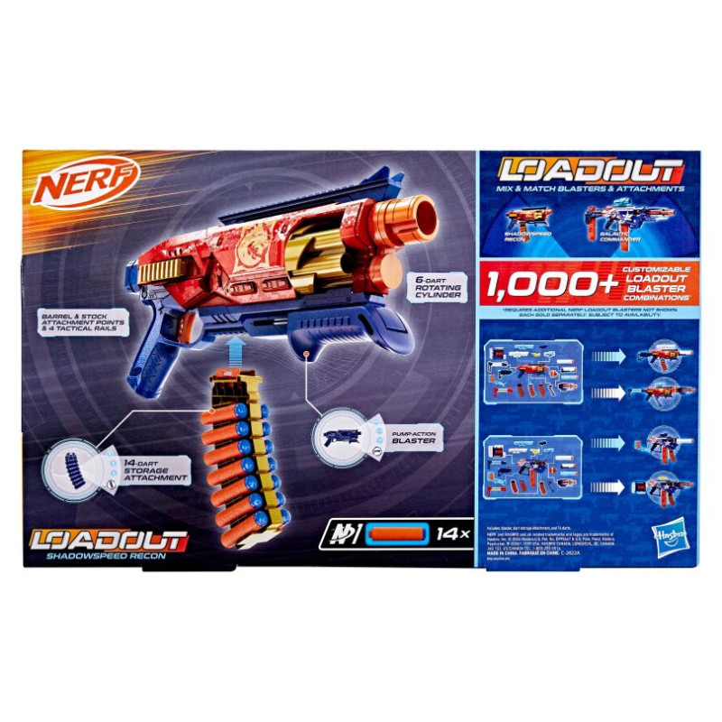Nerf Loadout Blaster Shadowspeed Recon