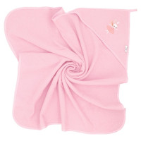 Bocioland Dvielis ar kapuci RABBIT 100x100 cm BL227