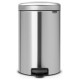 Brabantia atkritumu tvertne ar pedāli NewIcon, 20 l, Matt Steel - 114021