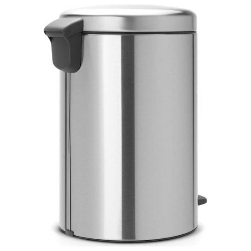 Brabantia atkritumu tvertne ar pedāli NewIcon, 20 l, Matt Steel - 114021