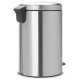Brabantia atkritumu tvertne ar pedāli NewIcon, 20 l, Matt Steel - 114021