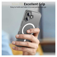 Tech-Protect FlexAir Hybrid MagSafe Case for iPhone 17 - Clear