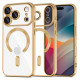 Tech-Protect MagFlex MagSafe Case for iPhone 17 Pro Max - Transparent Gold