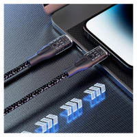 Dudao L22C USB-C - USB-C cable 120W 1m - gray