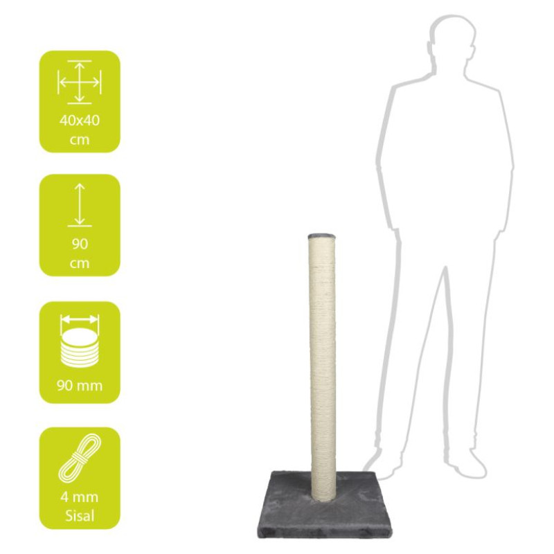 Europet Bernina Īpa&scaron;i augsts nagu asināmais 40x40x90cm pelēks