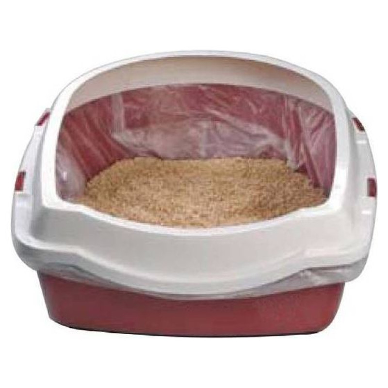 Europet Bernina Atvērtā kaķu tualete ar apmali ECO (M) 43x56x14 cm bordo