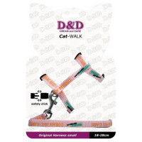 Europet Bernina Krušu siksna D&D Cat-WALK/ORIGINAL SMALL pink 18-28cm