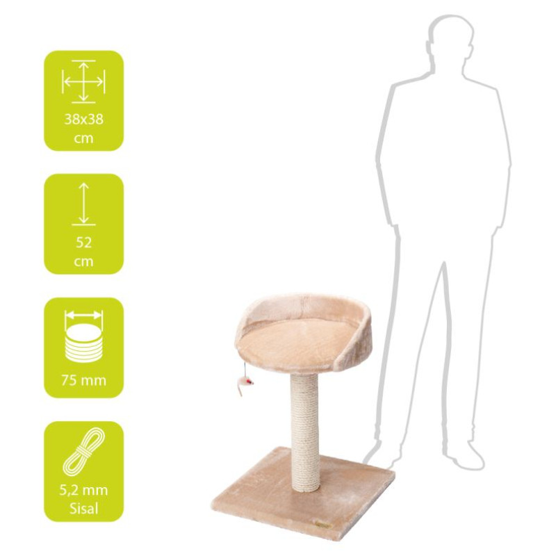 Europet Bernina Nagu asināmais SOFA 38x38xh52cm bē&scaron;s