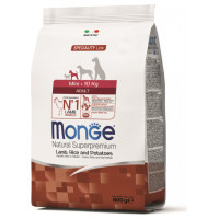 Monge Dog Mini Adult Monoprotein Lamb with Rice and Potatoes 0,8 kg