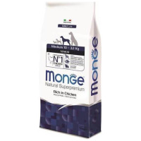 Monge Dog Medium Senior Rich in Chicken 12 kg