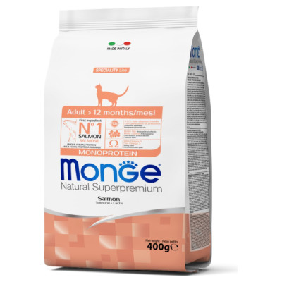 Monge Cat Adult Monoprotein Salmon 0,4 kg