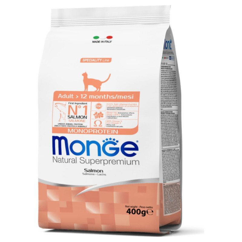 Monge Cat Adult Monoprotein Salmon 0,4 kg
