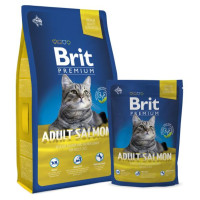 Brit PREMIUM Cat Adult Salmon 1,5 kg barība kaķiem