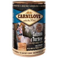 Carnilove Wild Meat Salmon & Turkey 400 g konservi suņiem